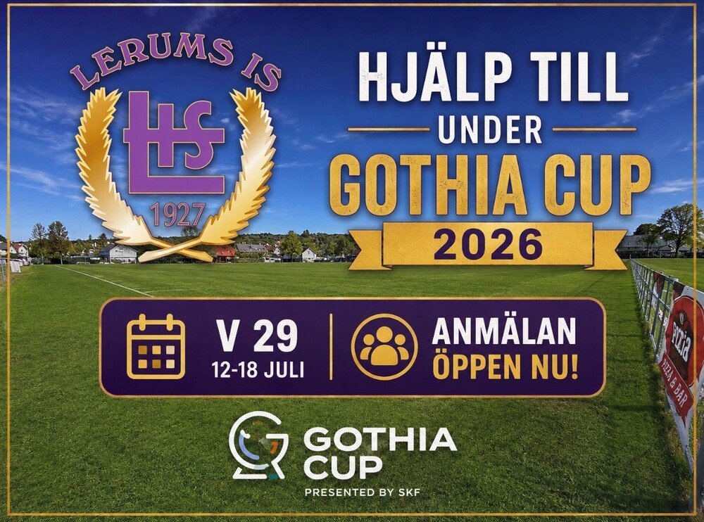 Hjälp till Gothia Cup 2026